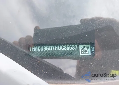 2017 Ford Escape Se from USA, damaged, VIN 1FMCU9GD7HUC86637